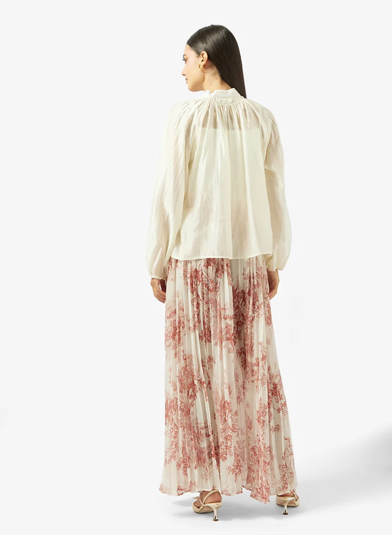 خزانة Tops With Printed Pant